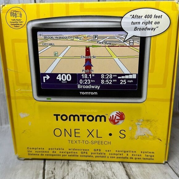 TomTom ONE XL Portable Car 4.3" LCD GPS System USA/Canada navigator Set READ - Picture 1 of 13